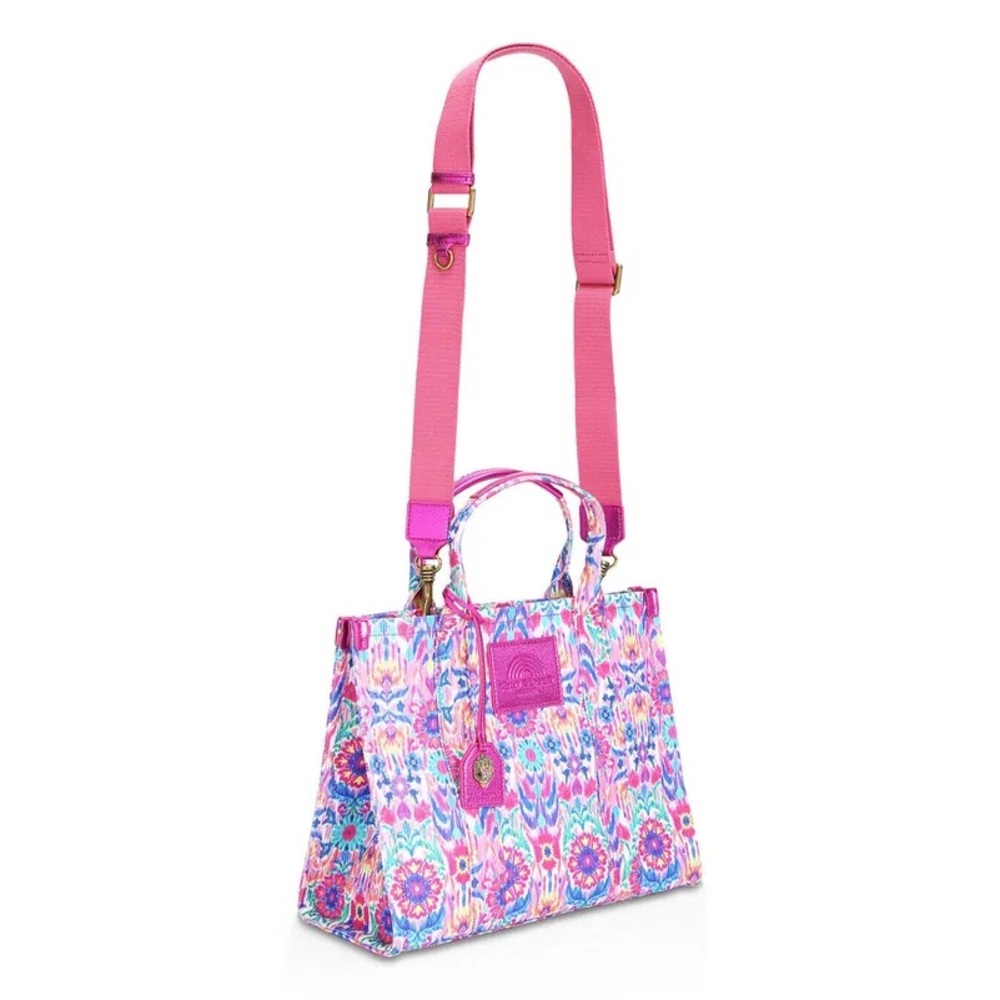 Limited Edition Kurt Geiger x Matthew Williamson Colorful Patterned Tote Bag - Picture 16 of 16